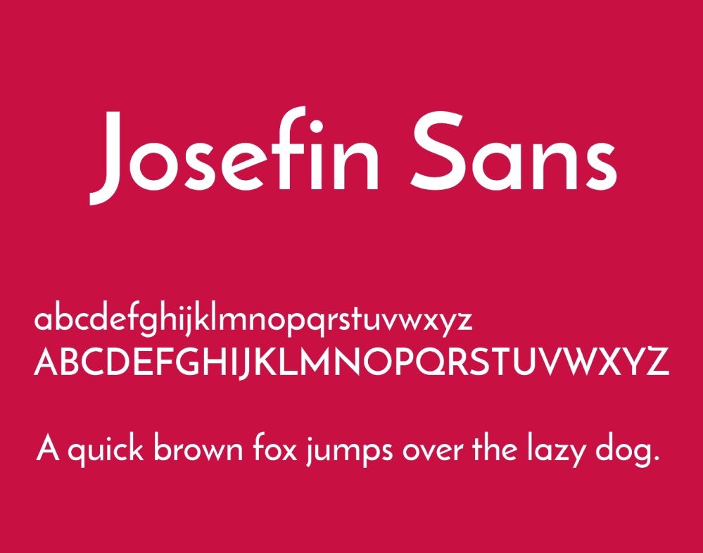 Josefin-Sans-font